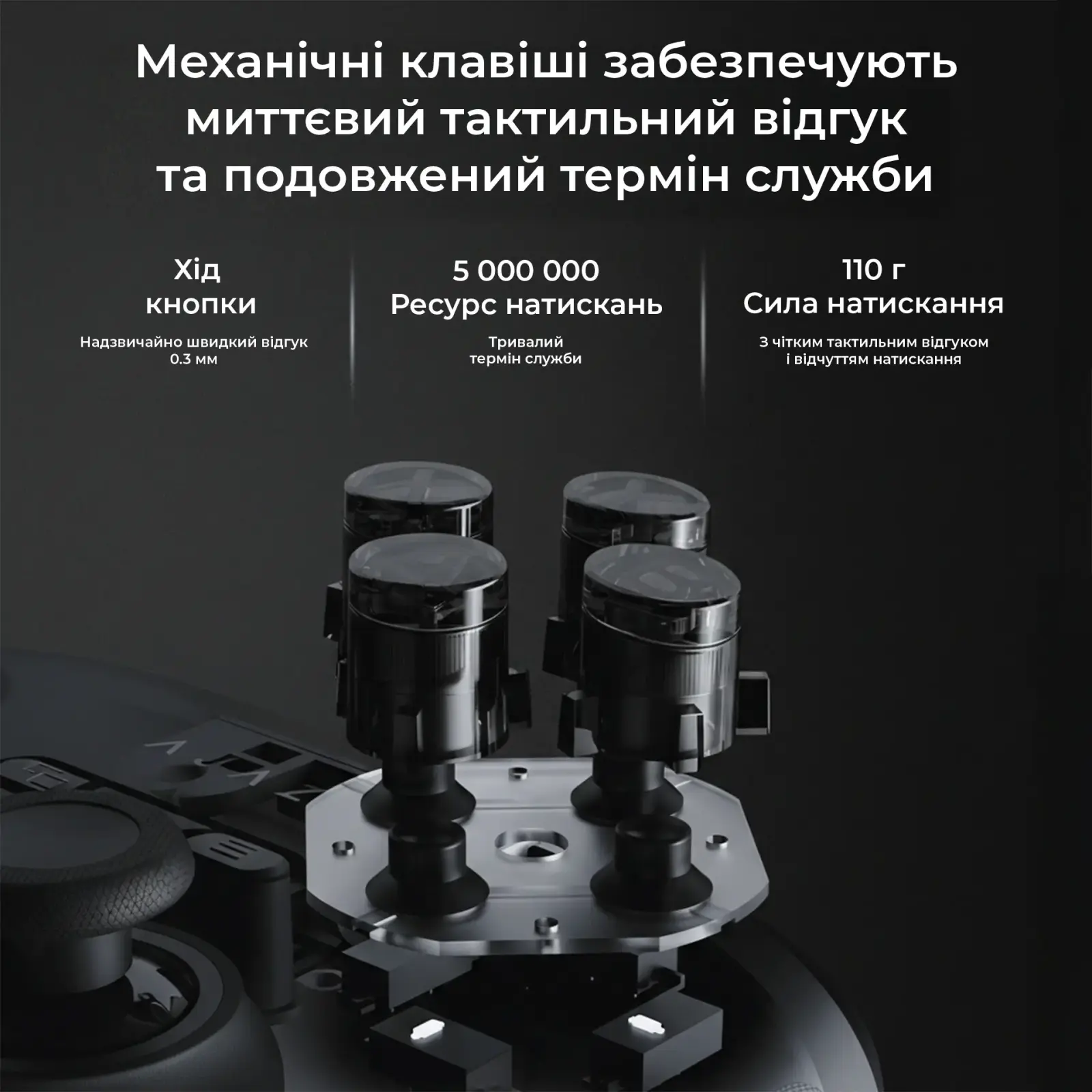 Геймпад Ajazz GP100 RGB Black UA