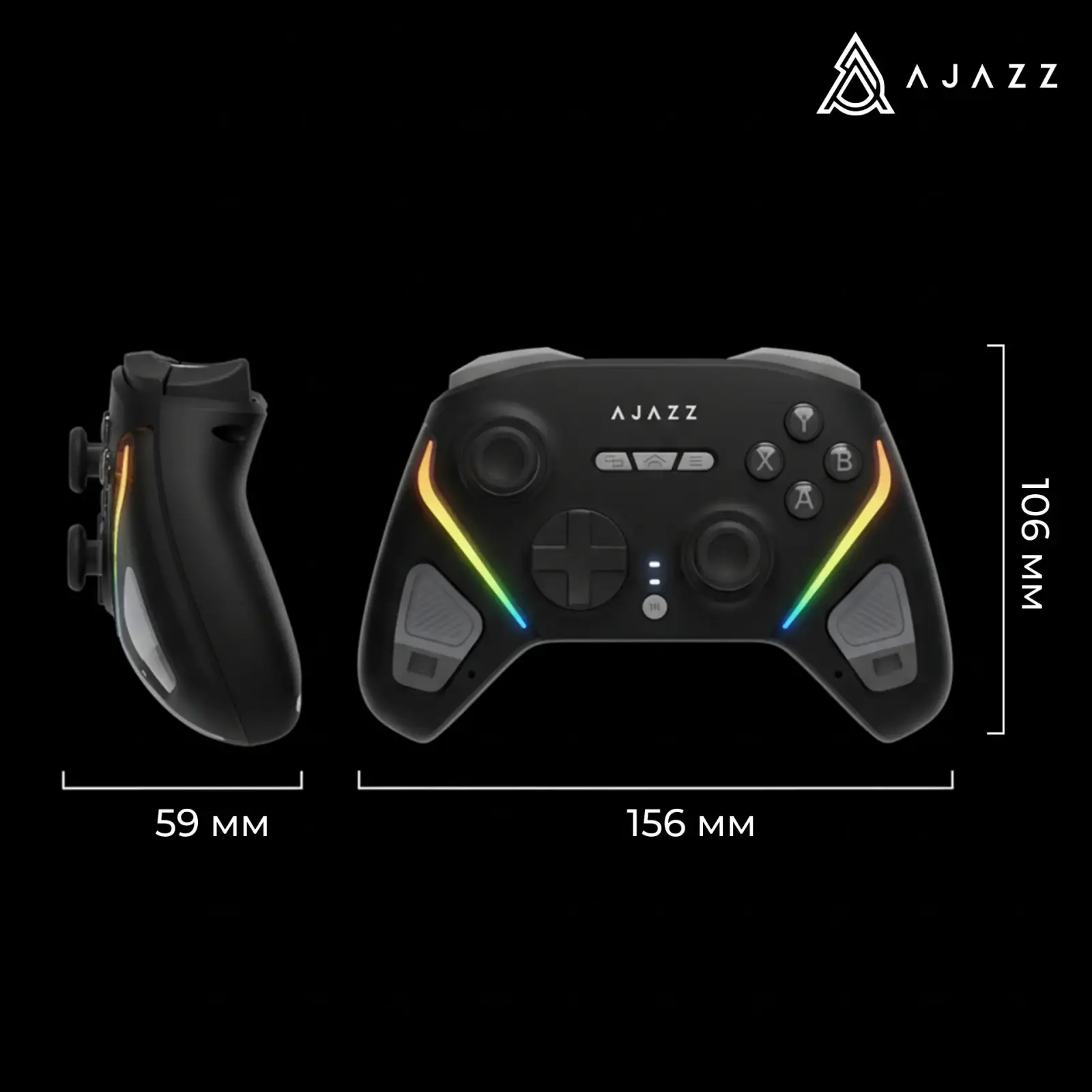 Геймпад Ajazz GP100 RGB Black UA