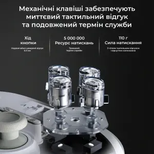 Геймпад Ajazz GP100 RGB White UA