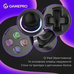 Геймпад GamePro GPS20B Black UA