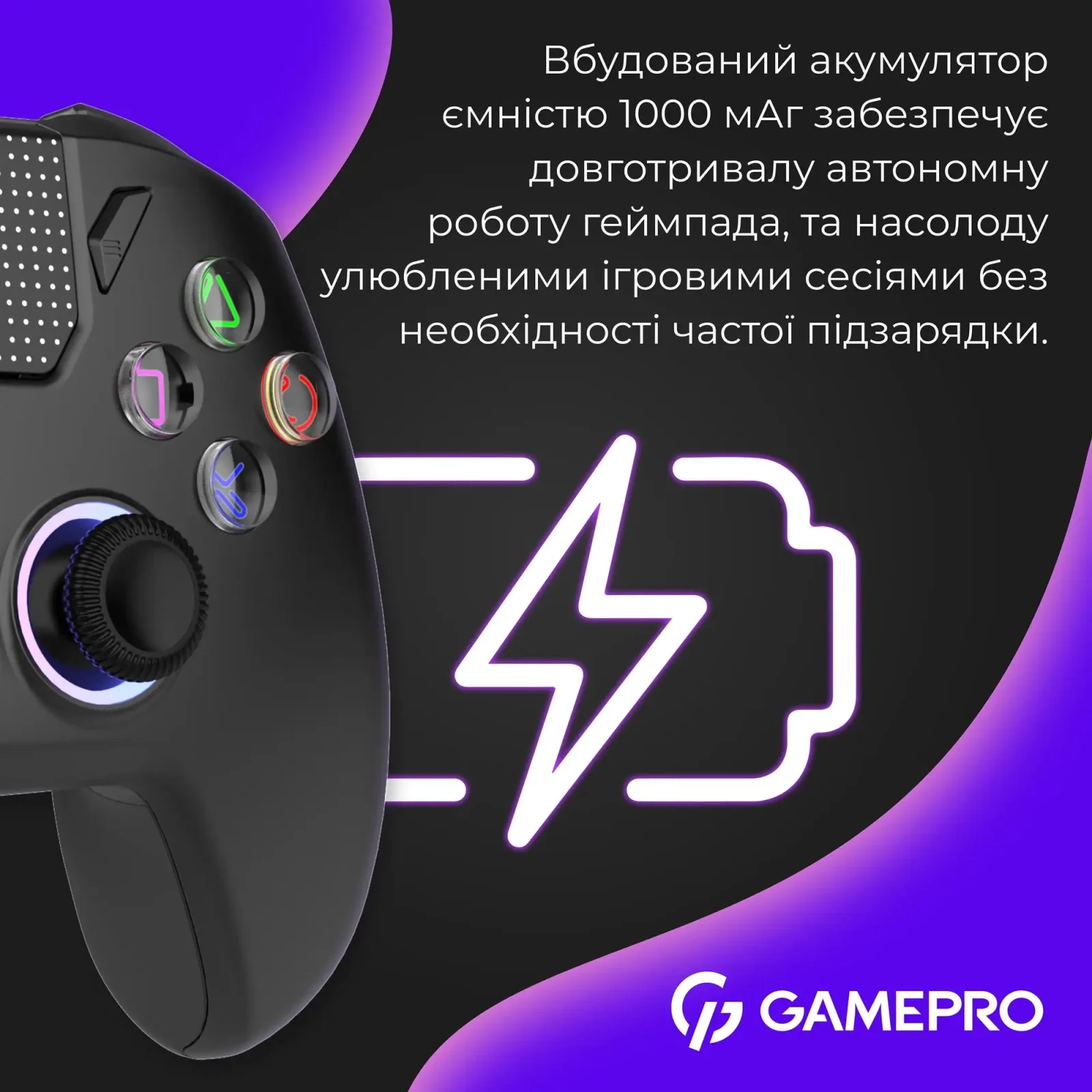 Геймпад GamePro GPS20B Black UA