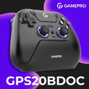 Геймпад GamePro із зарядною станцією GPS20BDOC Black UA