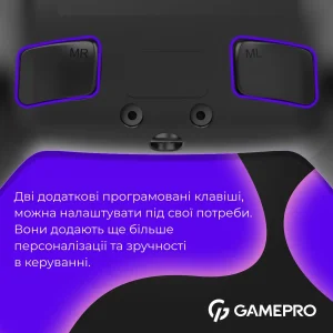 Геймпад GamePro із зарядною станцією GPS20BDOC Black UA