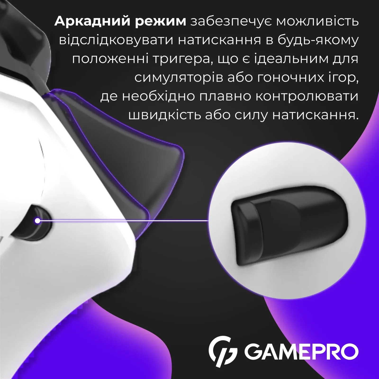 Геймпад GamePro GPS20W White UA