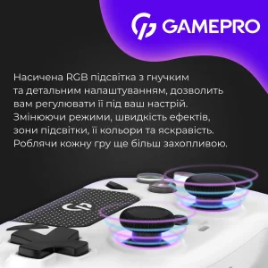 Геймпад GamePro GPS20W White UA