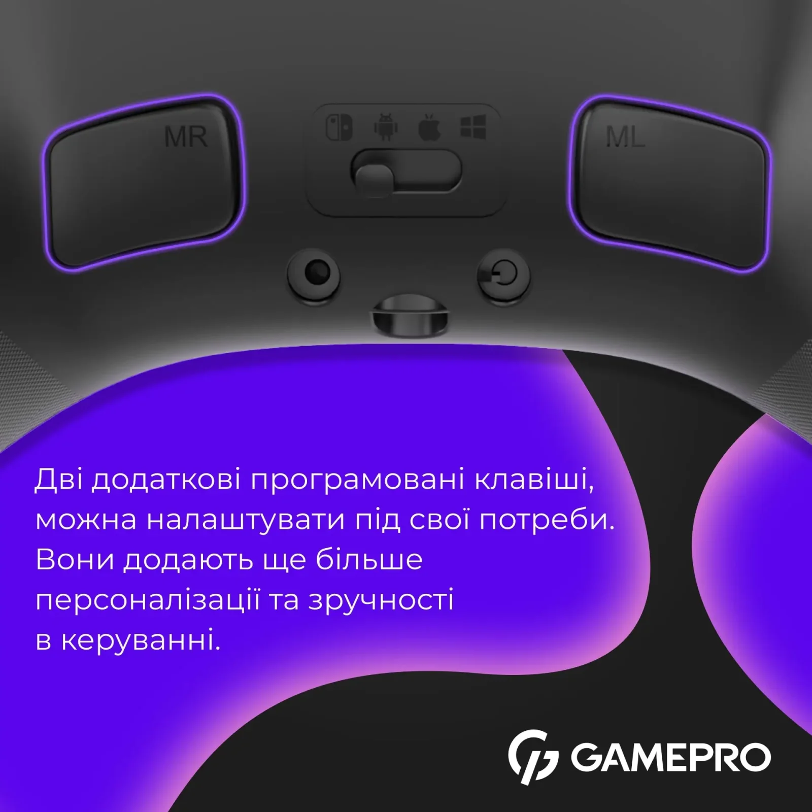Геймпад GamePro с зарядной станцией GPX13BDOC Black UA