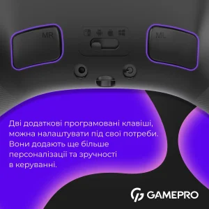 Геймпад GamePro с зарядной станцией GPX13BDOC Black UA