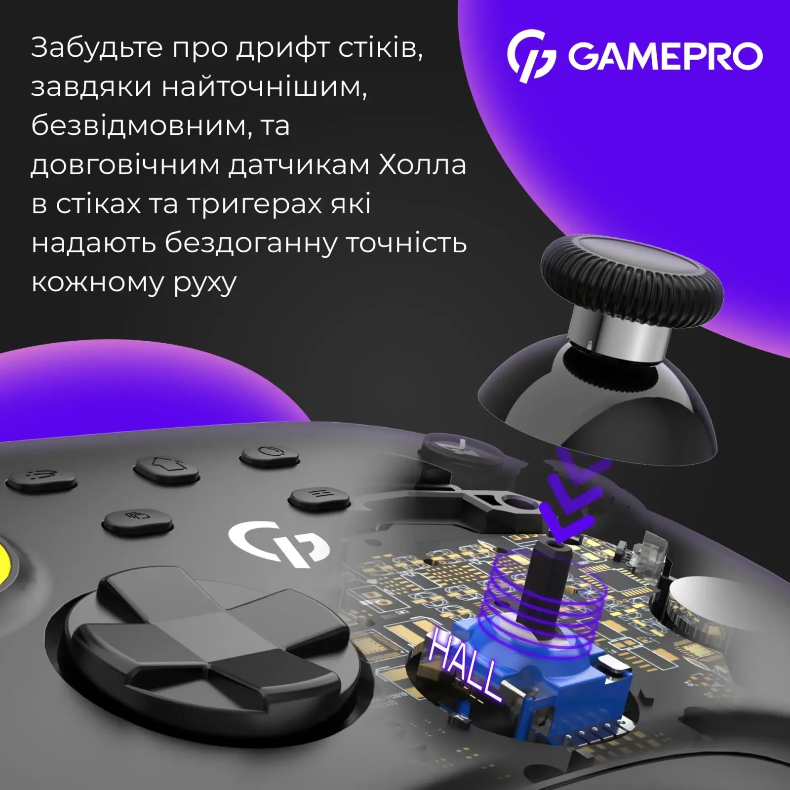 Геймпад GamePro с зарядной станцией GPX13BDOC Black UA