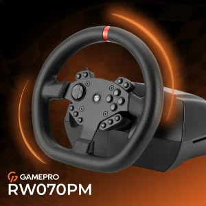Руль GamePro RW070PM с педалями и коробкой передач UA