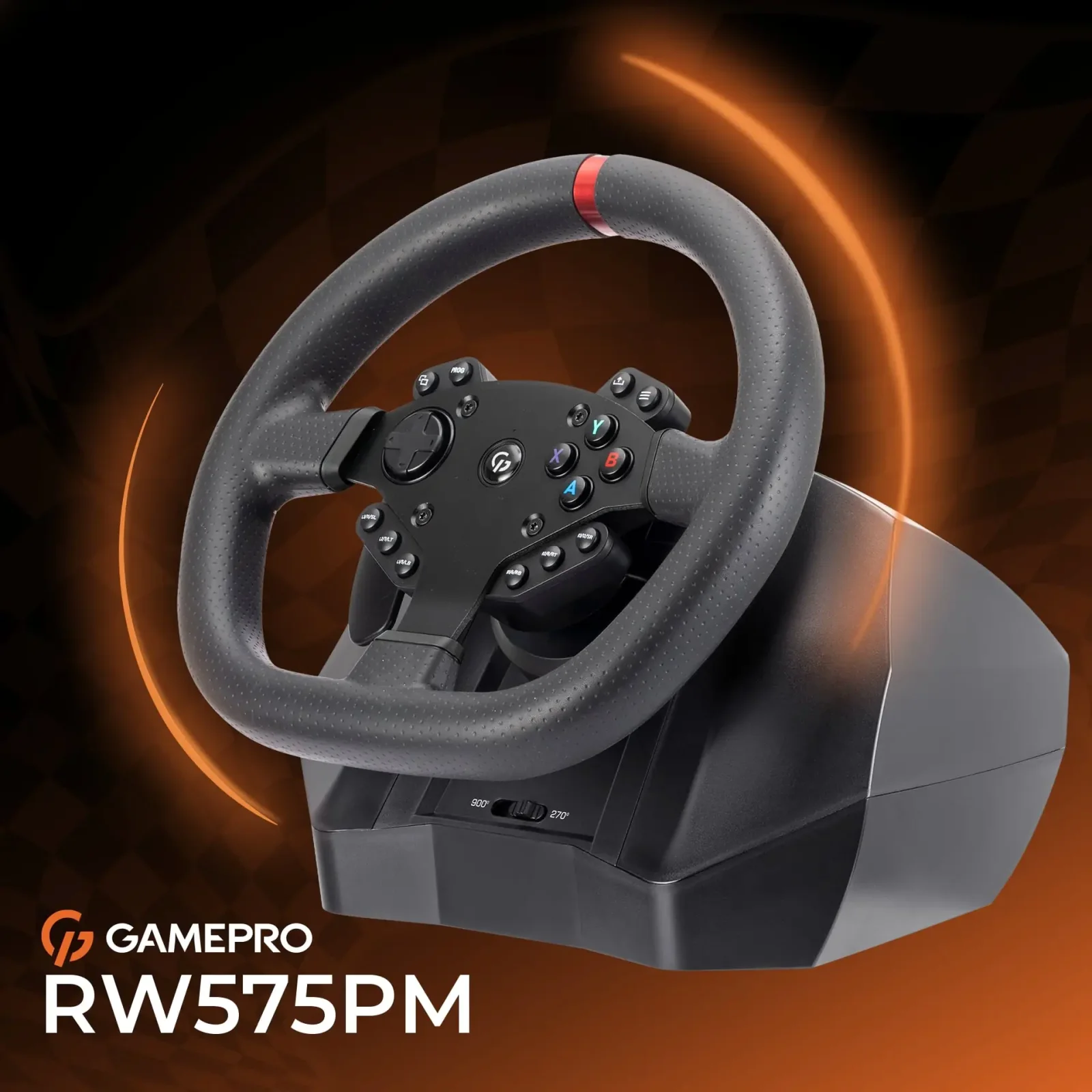 Руль GamePro RW575PM с педалями и коробкой передач UA
