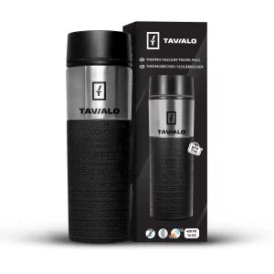 Термокружка Tavialo 420мл Black (190420101) UA