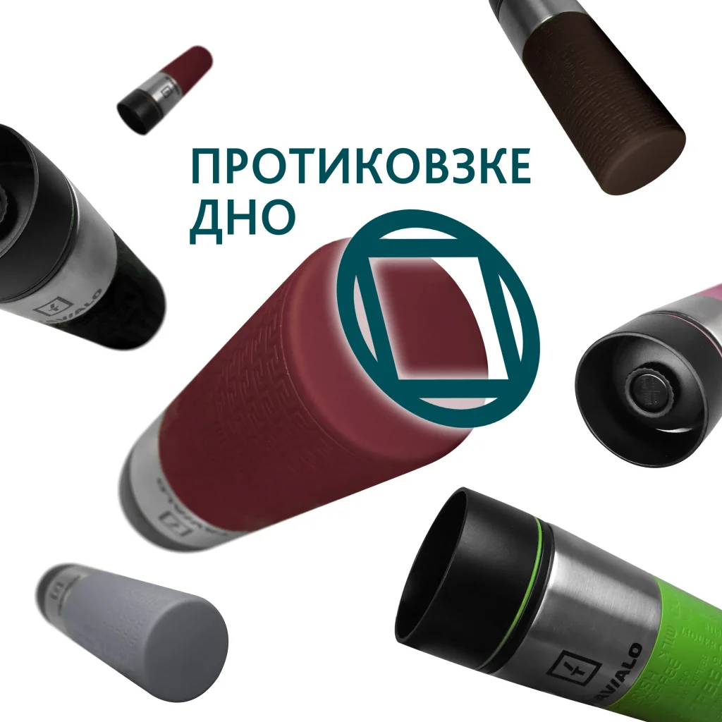 Термокухоль Tavialo 420мл Red (190420103) UA