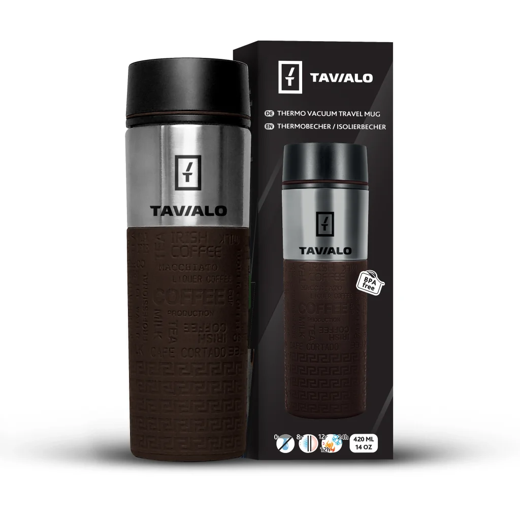 Термокухоль Tavialo 420мл Brown (190420112) UA