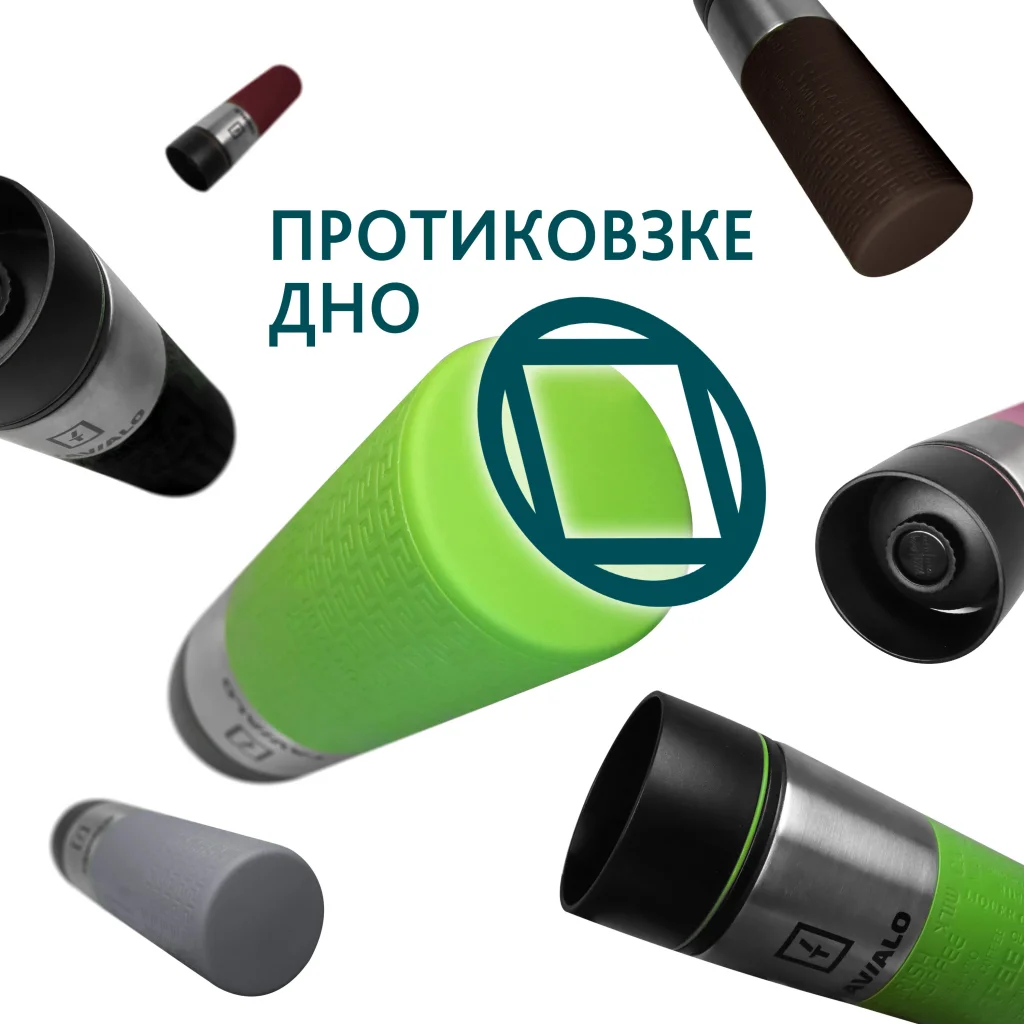 Термокружка Tavialo 420мл Green (190420113) UA
