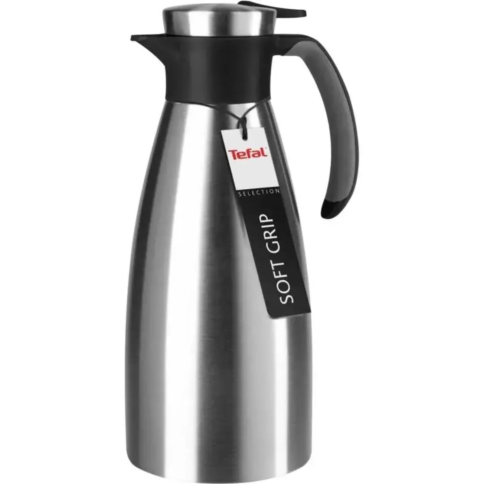 Термокувшин Tefal Soft Grip 1.5 л Black (K3043214) UA