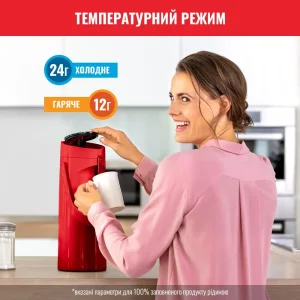 Термос Tefal Ponza Pump 1.9 л Red (K3140114) UA