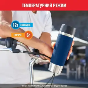 Термочашка Tefal Travel Mug Classic 500 мл Blue (N2022110) UA