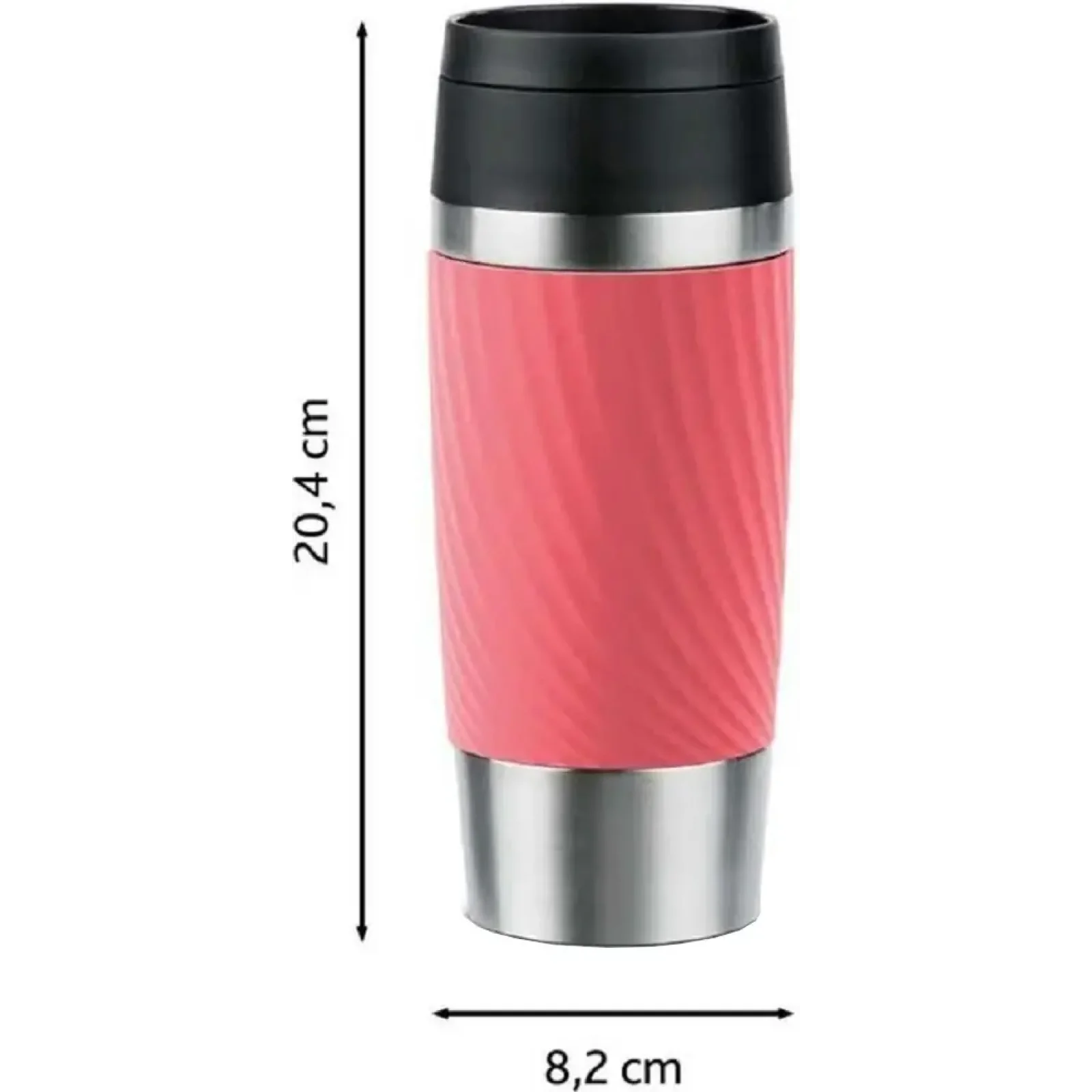 Термочашка Tefal Travel Mug Classic Twist 360 мл Coral (N2024410) UA