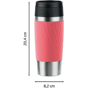 Термочашка Tefal Travel Mug Classic Twist 360 мл Coral (N2024410) UA