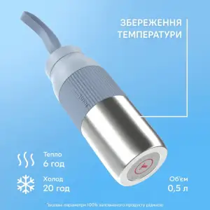 Термобутылка Tefal beYou Twist Bottle 500 мл Blue (N2194010) UA