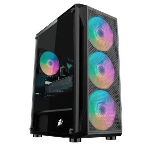 Корпус 1stPlayer X5-3G6P-1G6 Black без БЖ UA