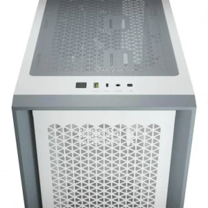 Корпус Corsair 4000D Airflow Tempered Glass White (CC-9011201-WW) без БЖ UA
