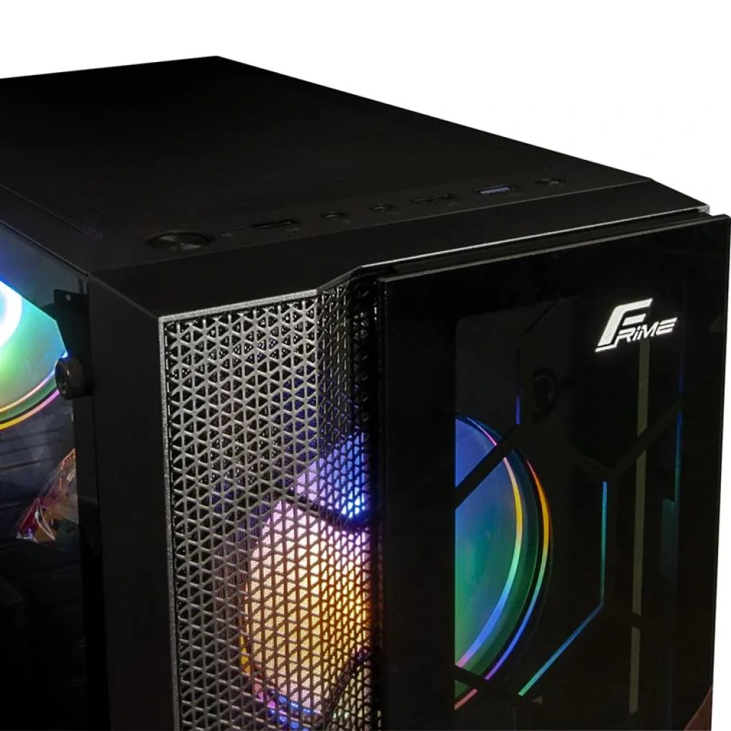 Корпус Frime Nucleus Black USB 3.0 без БЖ (Nucleus-U3-GLS-4DTRMLT16.6WP) UA