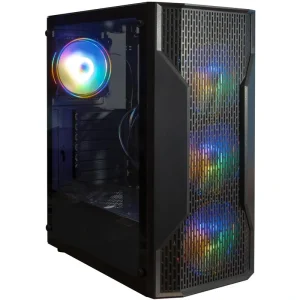 Корпус Frime Legion Black USB 3.0 без БЖ (Legion-U3-GLS-4DTRMLT16.6WP) UA