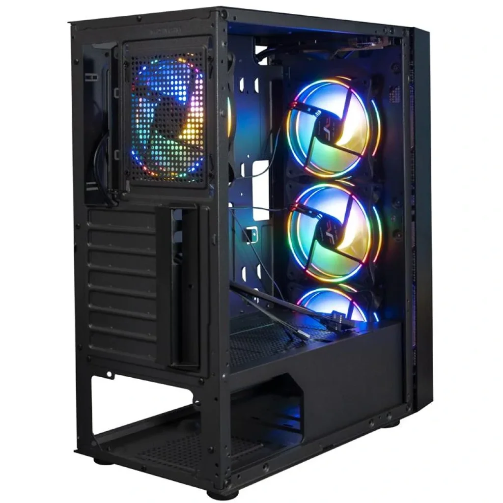 Корпус Frime Legion Black USB 3.0 без БЖ (Legion-U3-GLS-4DTRMLT16.6WP) UA