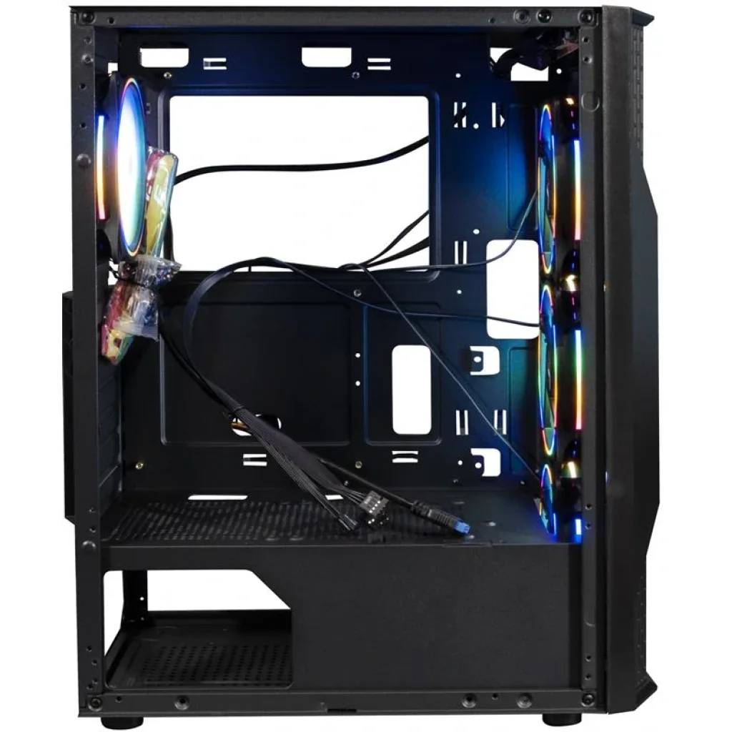 Корпус Frime Legion Black USB 3.0 без БЖ (Legion-U3-GLS-4DTRMLT16.6WP) UA