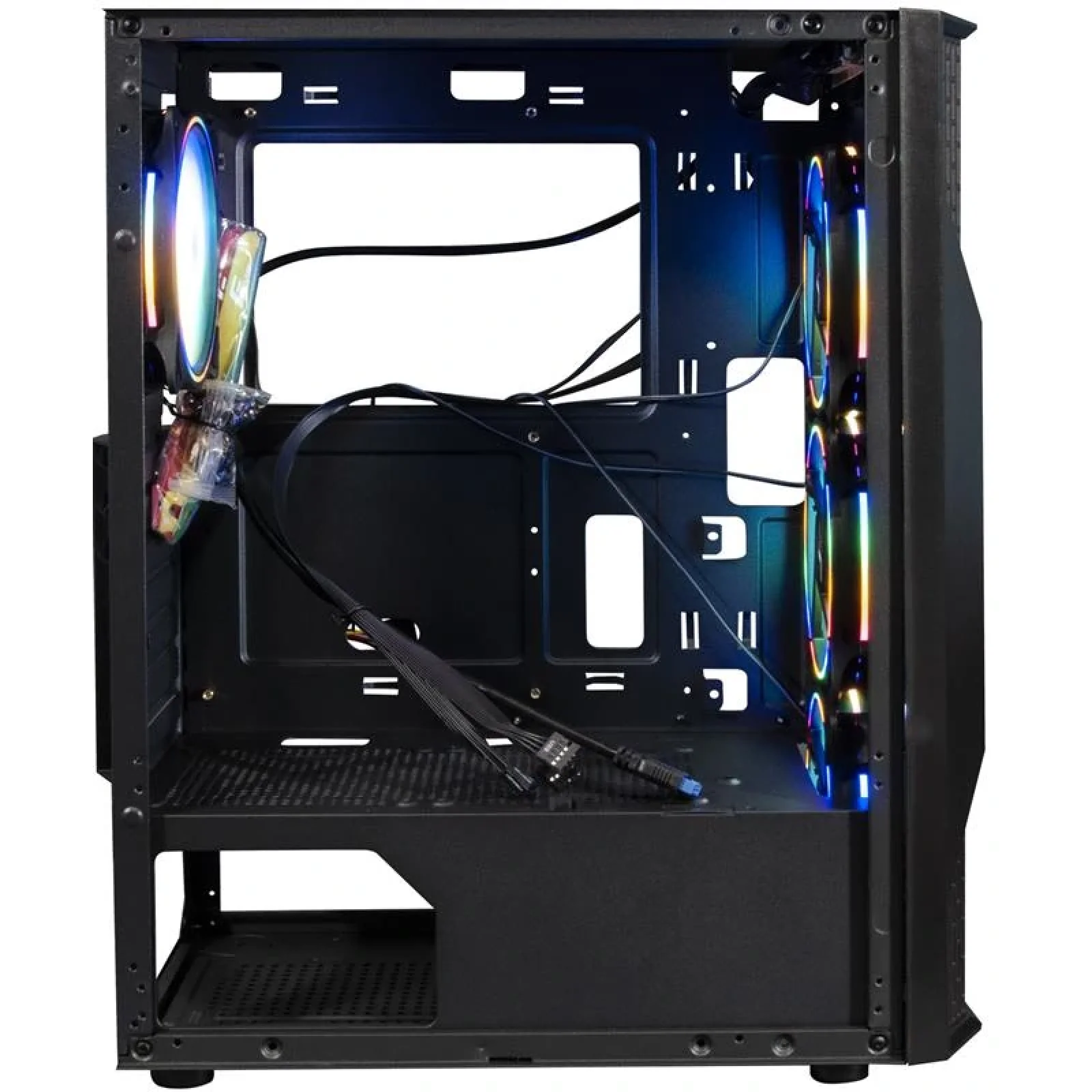 Корпус Frime Legion Black USB 3.0 без БП (Legion-U3-GLS-4DTRMLT16.6WP) UA