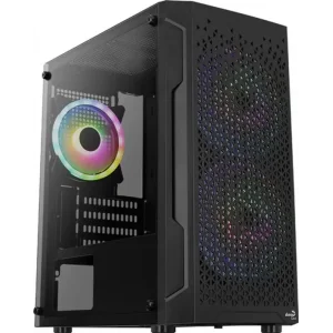 Корпус AeroCool Trinity Mini-G-BK-v2 (ACCS-PV32033.11) Black без БП UA
