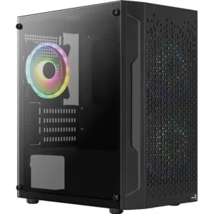 Корпус AeroCool Trinity Mini-G-BK-v2 (ACCS-PV32033.11) Black без БП UA