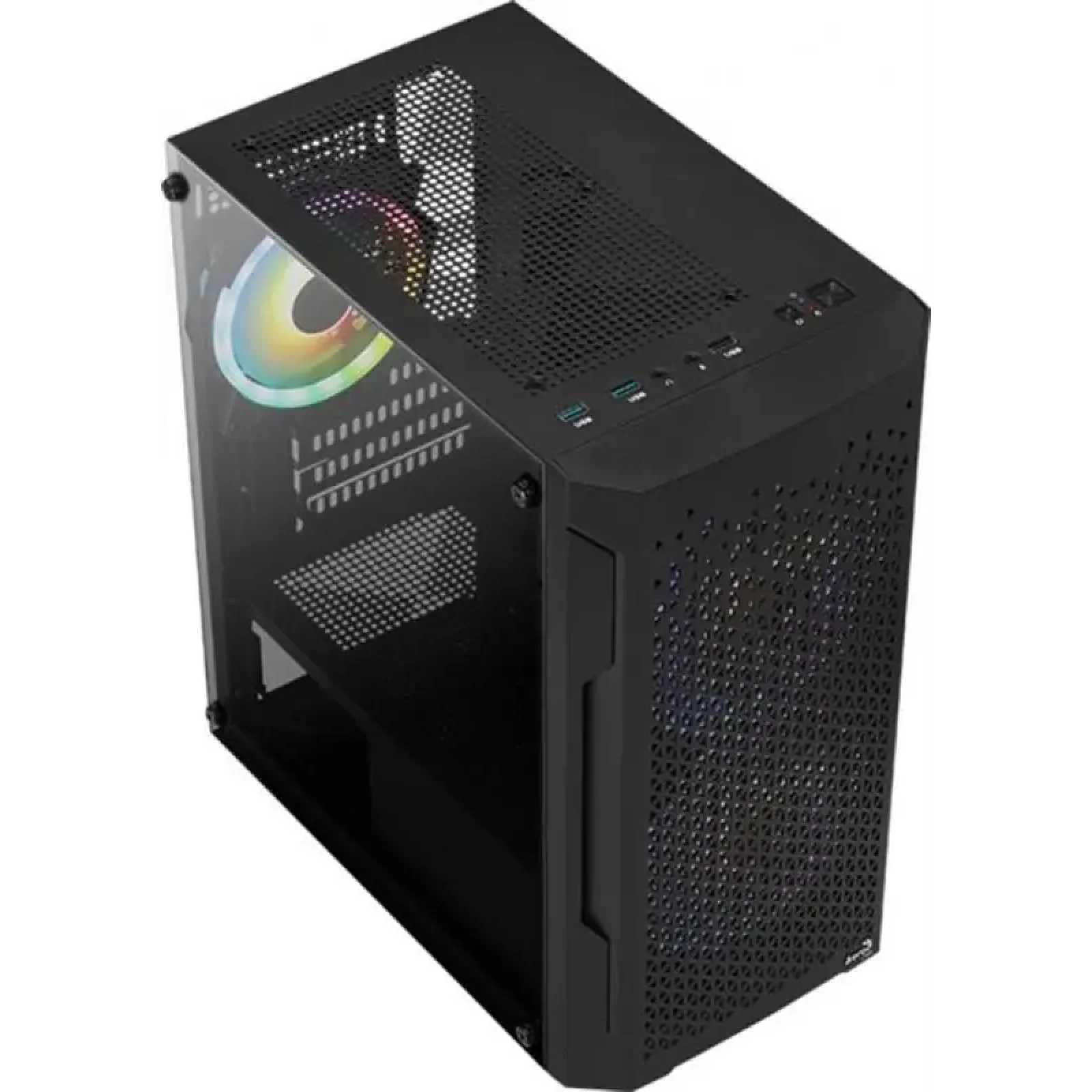 Корпус AeroCool Trinity Mini-G-BK-v2 (ACCS-PV32033.11) Black без БП UA