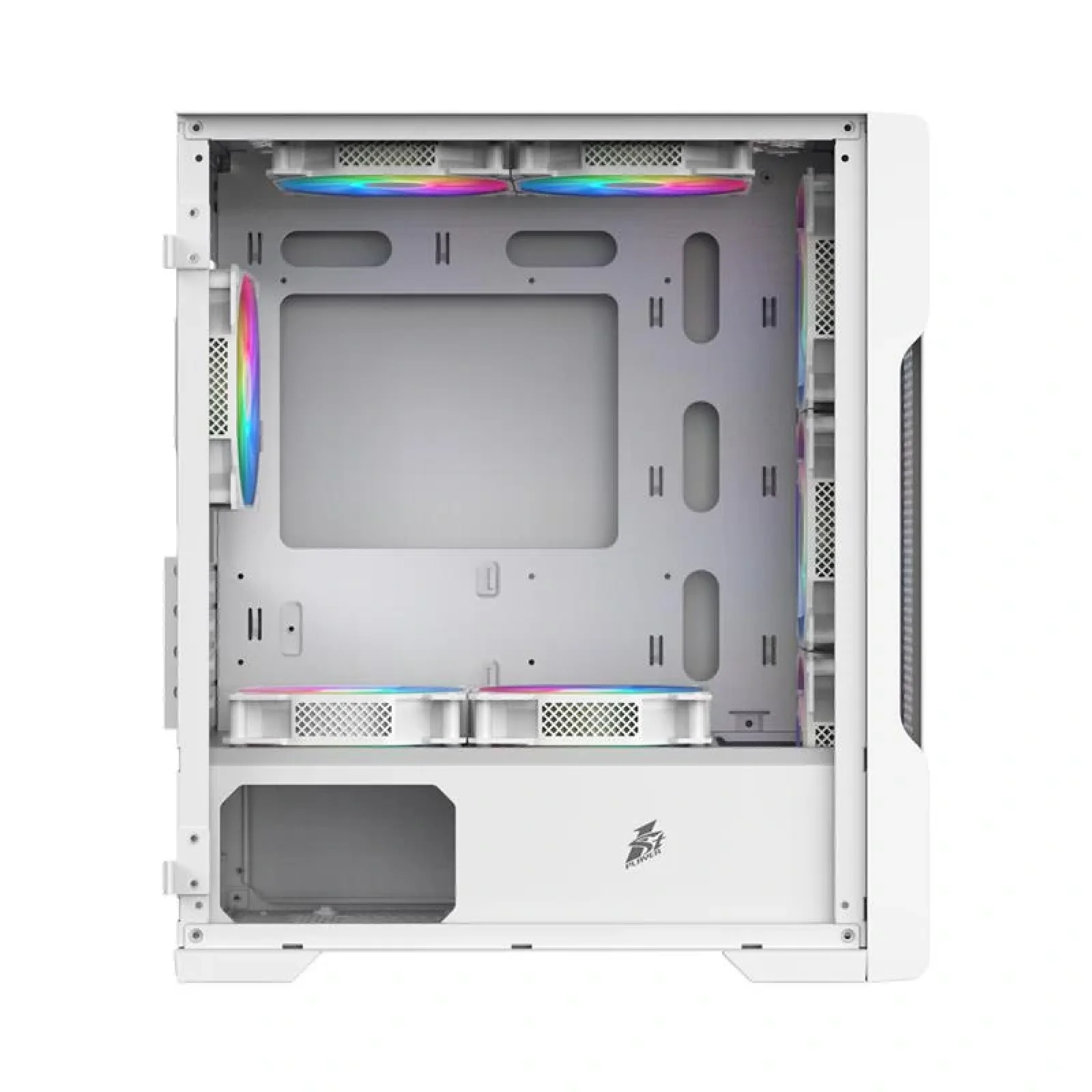 Корпус 1stPlayer T3-4F1-W-WH White без БЖ UA