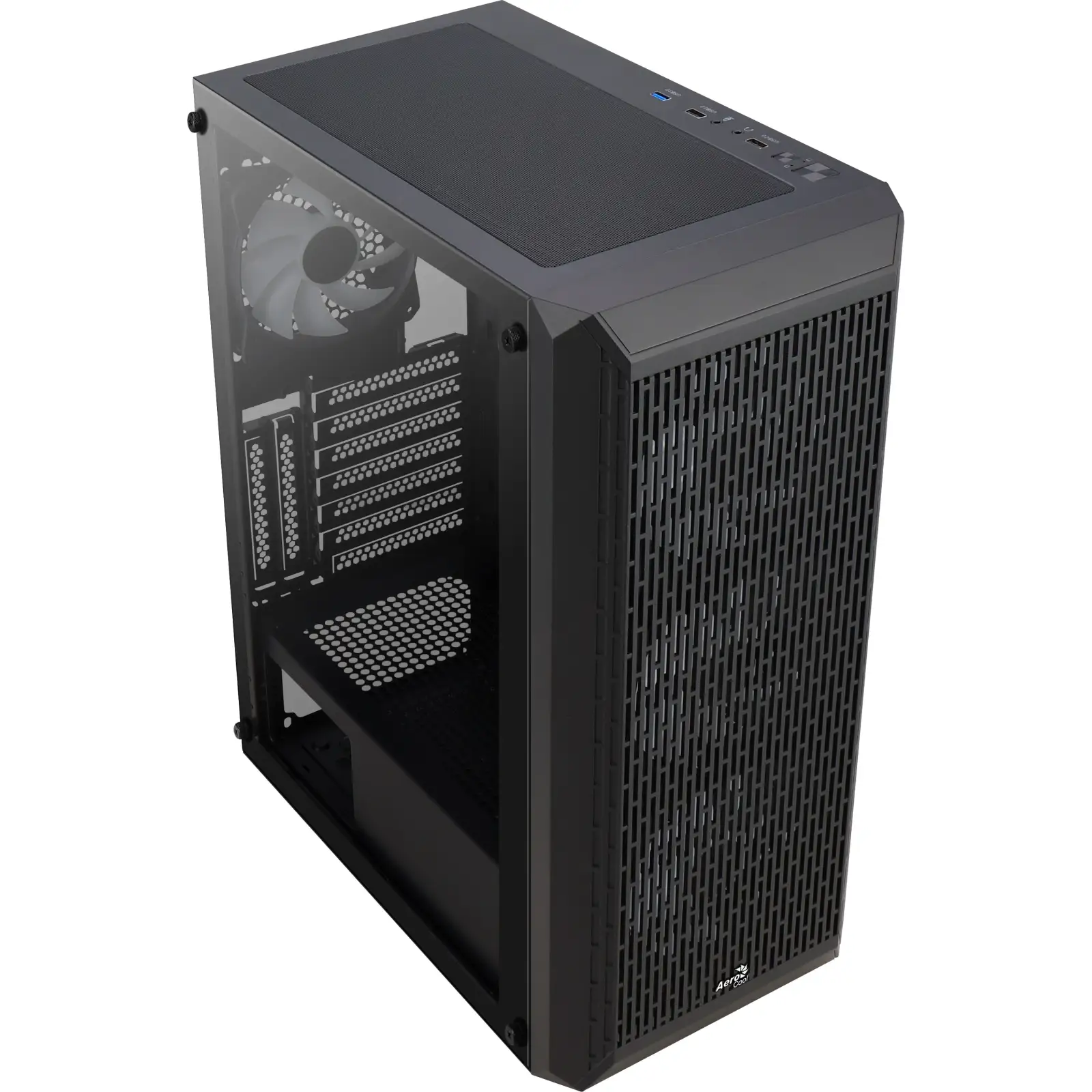 Корпус AeroCool Beam-G-BK-v2 (ACCM-PV37043.11) Black без БЖ UA