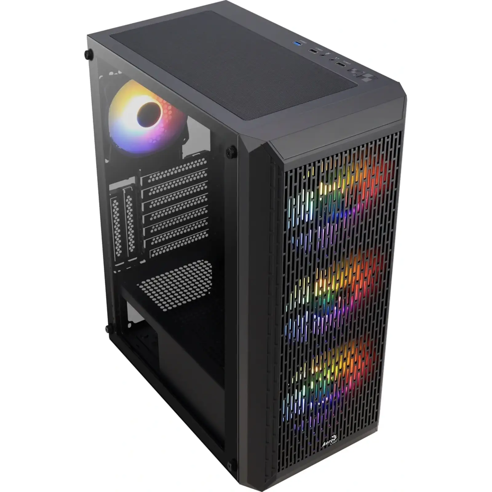 Корпус AeroCool Beam-G-BK-v2 (ACCM-PV37043.11) Black без БЖ UA