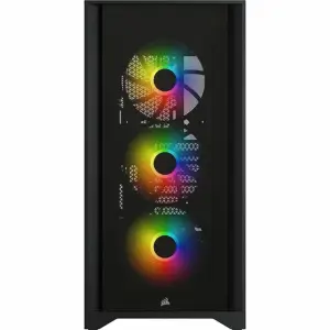 Корпус Corsair iCUE 4000X RGB Tempered Glass Black (CC-9011204-WW) без БП UA