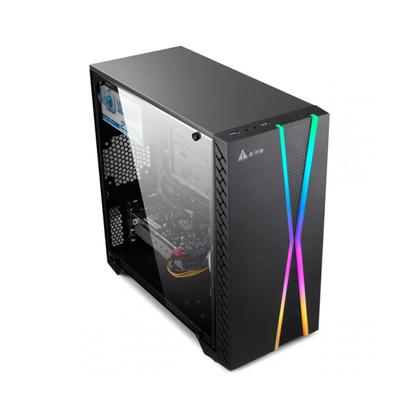 Корпус Golden Field Phantom M8B Black без БЖ, M8B w/o PSU UA