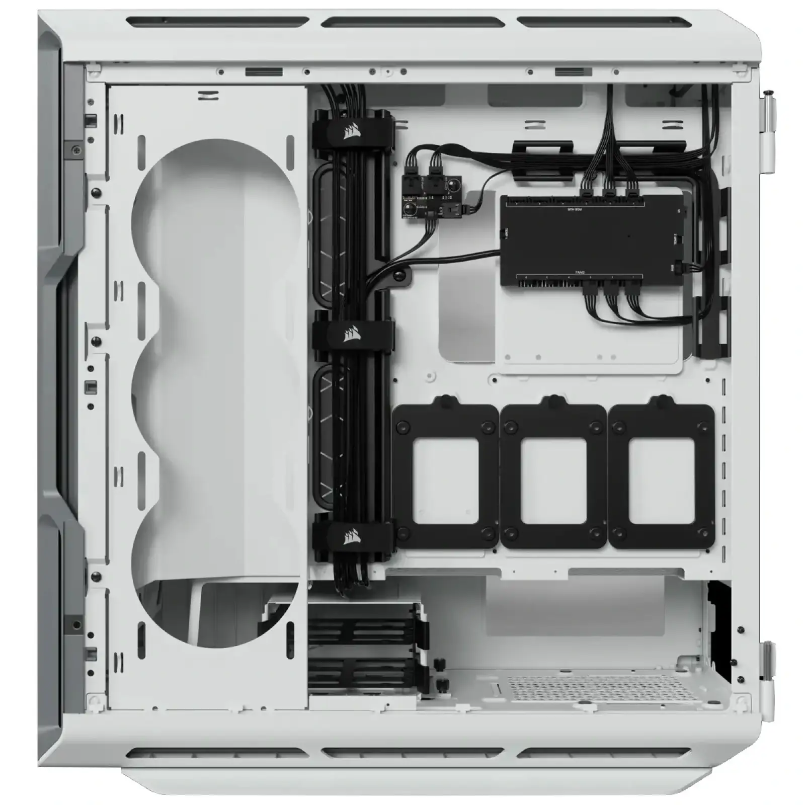 Корпус Corsair iCUE 5000T RGB Tempered Glass White (CC-9011231-WW) без БЖ UA