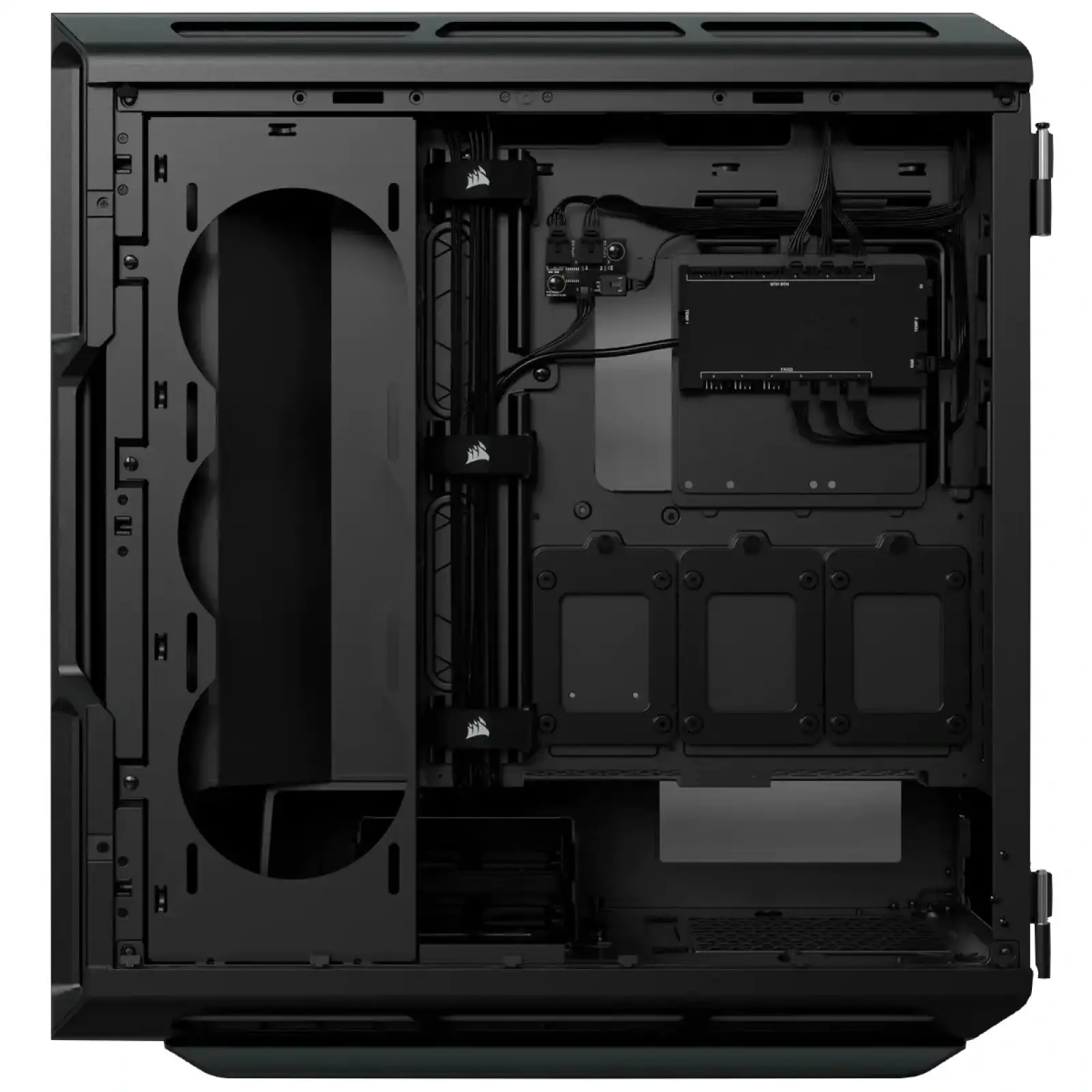 Корпус Corsair iCUE 5000T RGB Tempered Glass Black (CC-9011230-WW) без БП UA