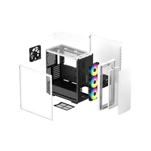 Корпус DeepCool CK560 White (R-CK560-WHAAE4-G-1) без БЖ UA