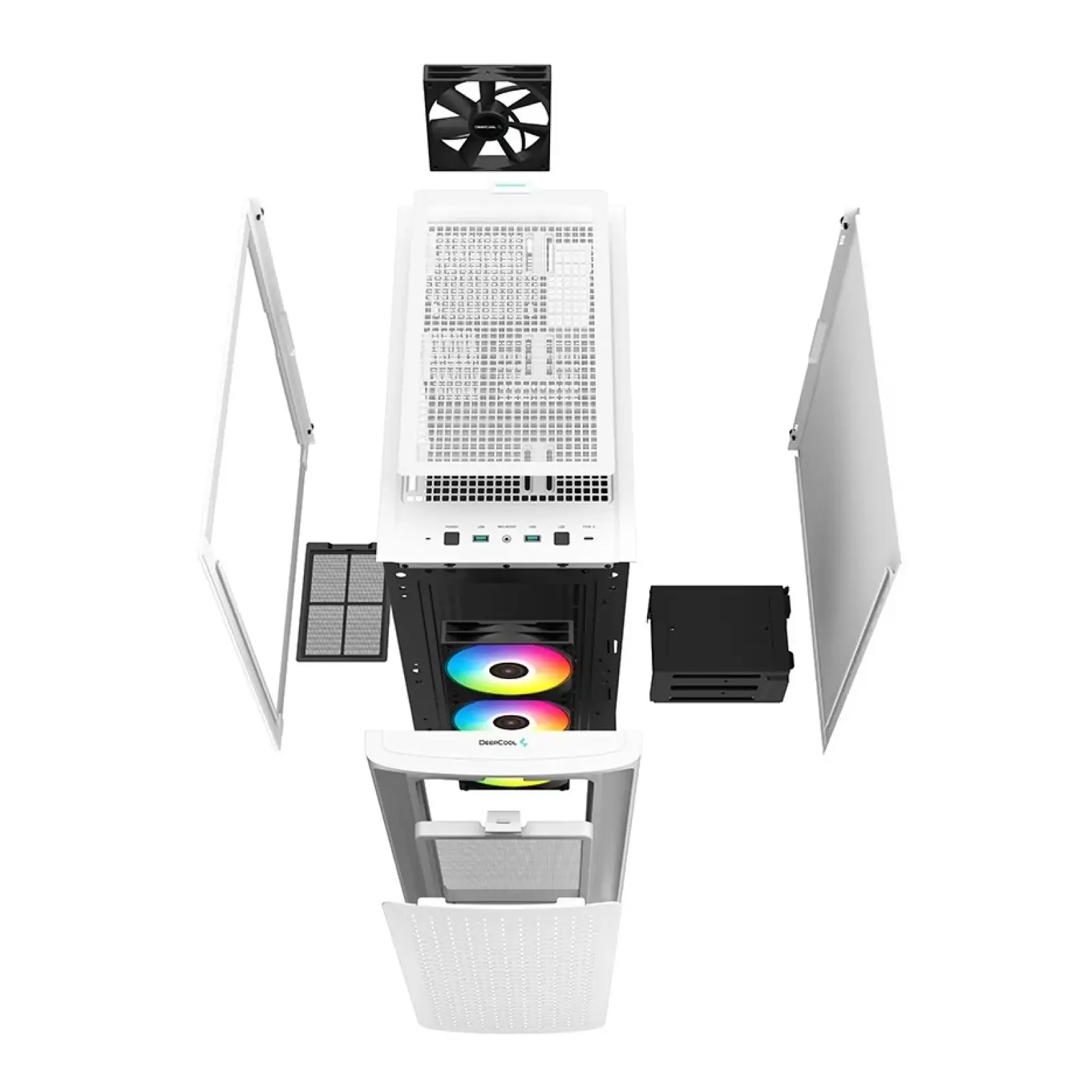 Корпус DeepCool CK560 White (R-CK560-WHAAE4-G-1) без БЖ UA
