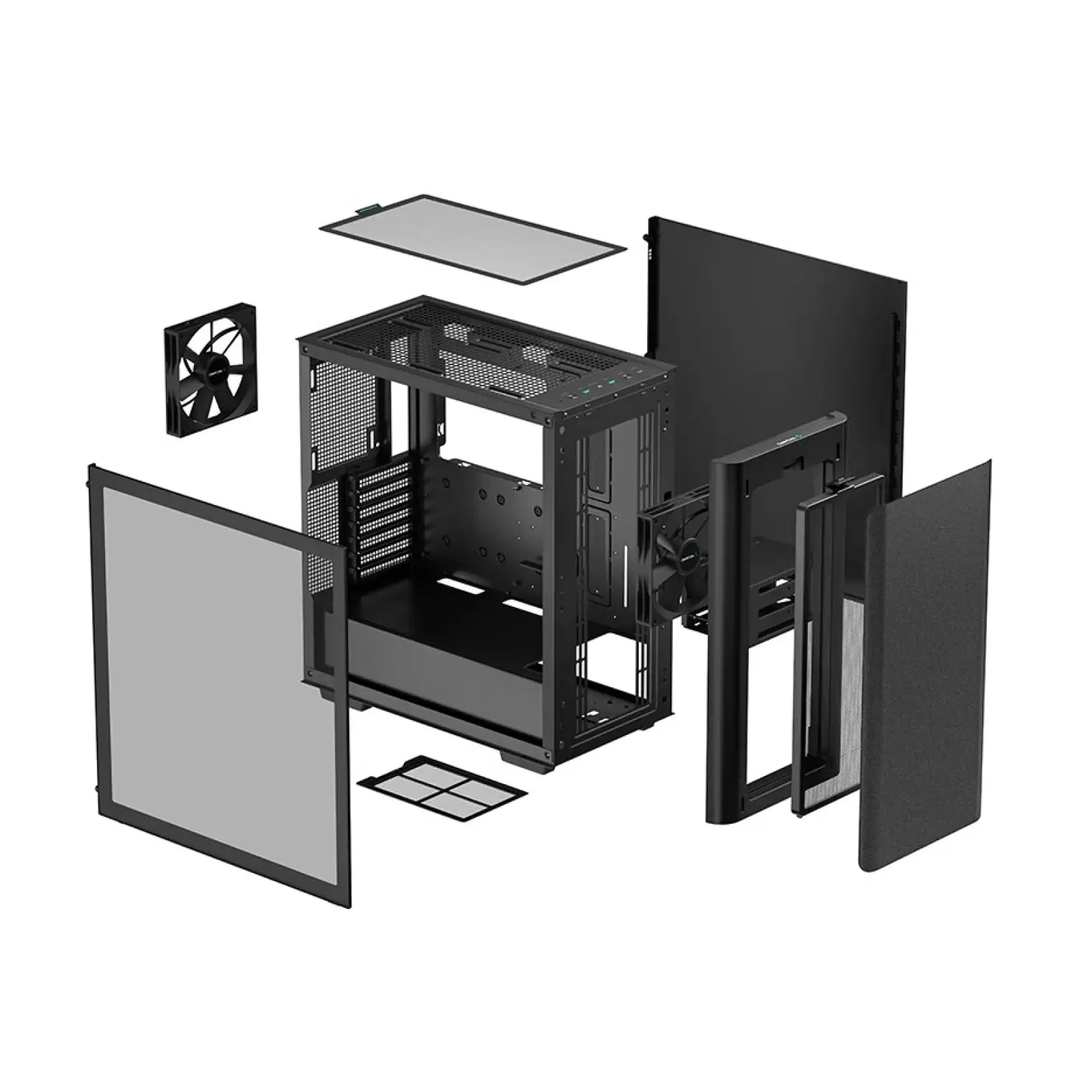 Корпус DeepCool CK500 Black (R-CK500-BKNNE2-G-1) без БП UA