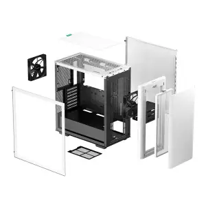 Корпус DeepCool CK500 White (R-CK500-WHNNE2-G-1) без БЖ UA