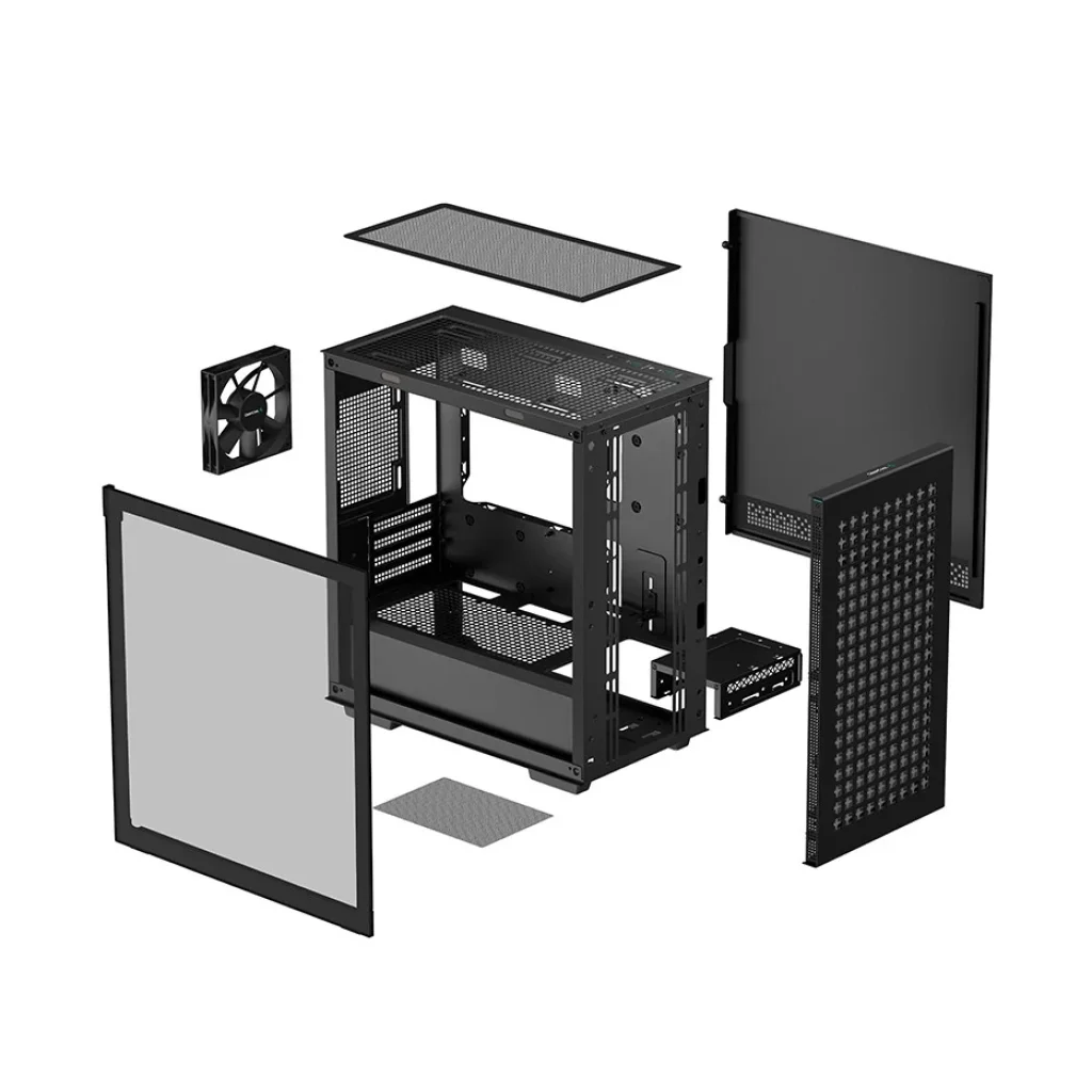 Корпус DeepCool CH370 Black (R-CH370-BKNAM1-G-1) без БП UA