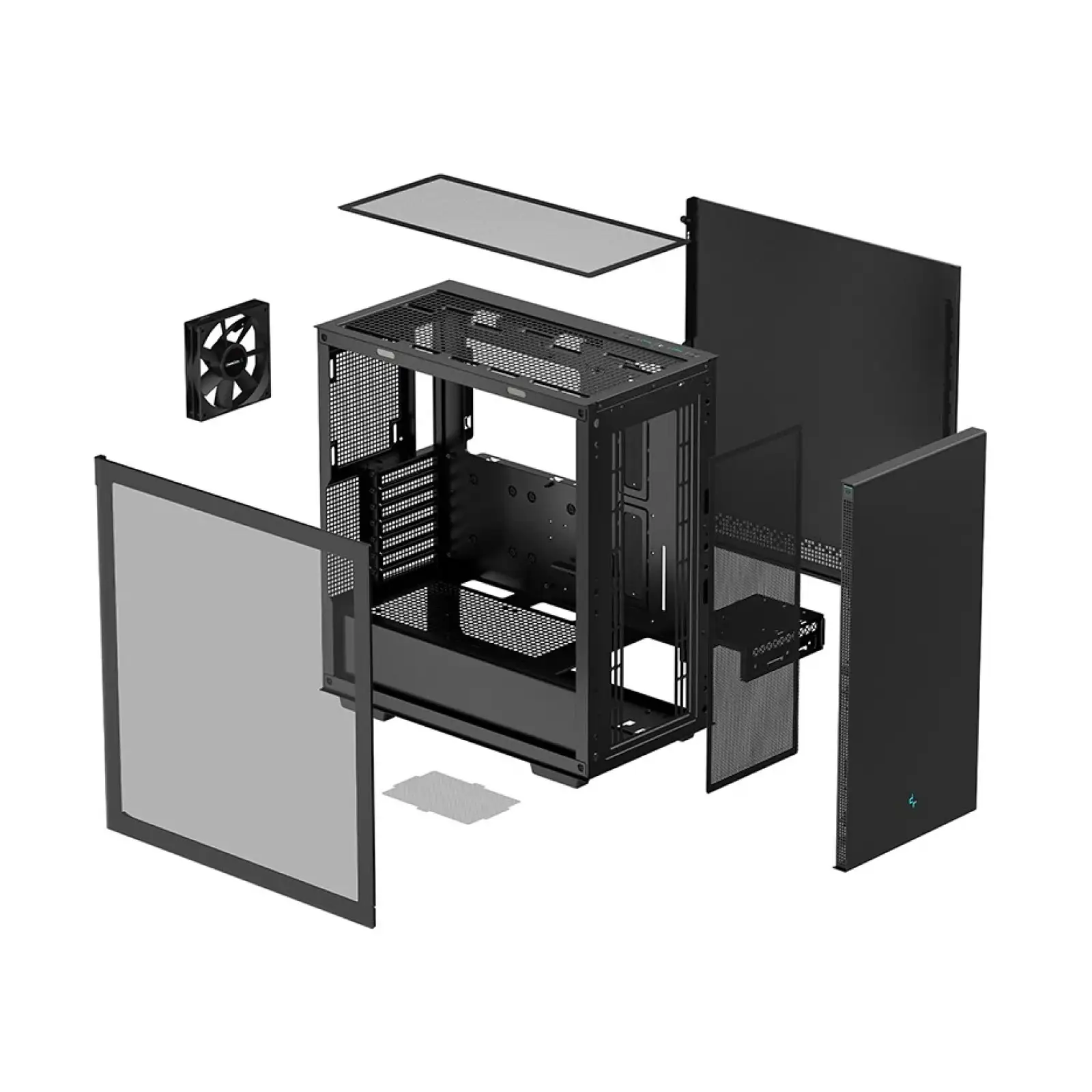 Корпус DeepCool CH510 Black (R-CH510-BKNNE1-G-1) без БЖ UA