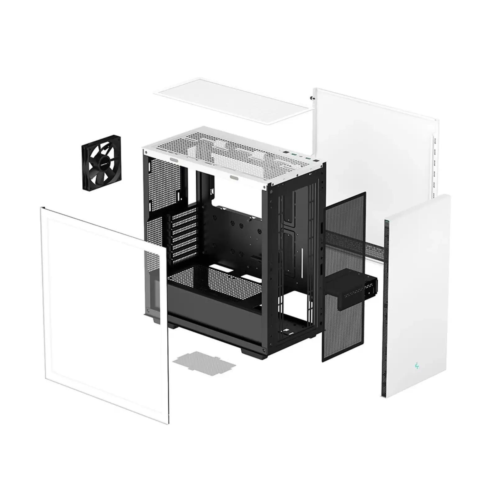 Корпус DeepCool CH510 White (R-CH510-WHNNE1-G-1) без БЖ UA