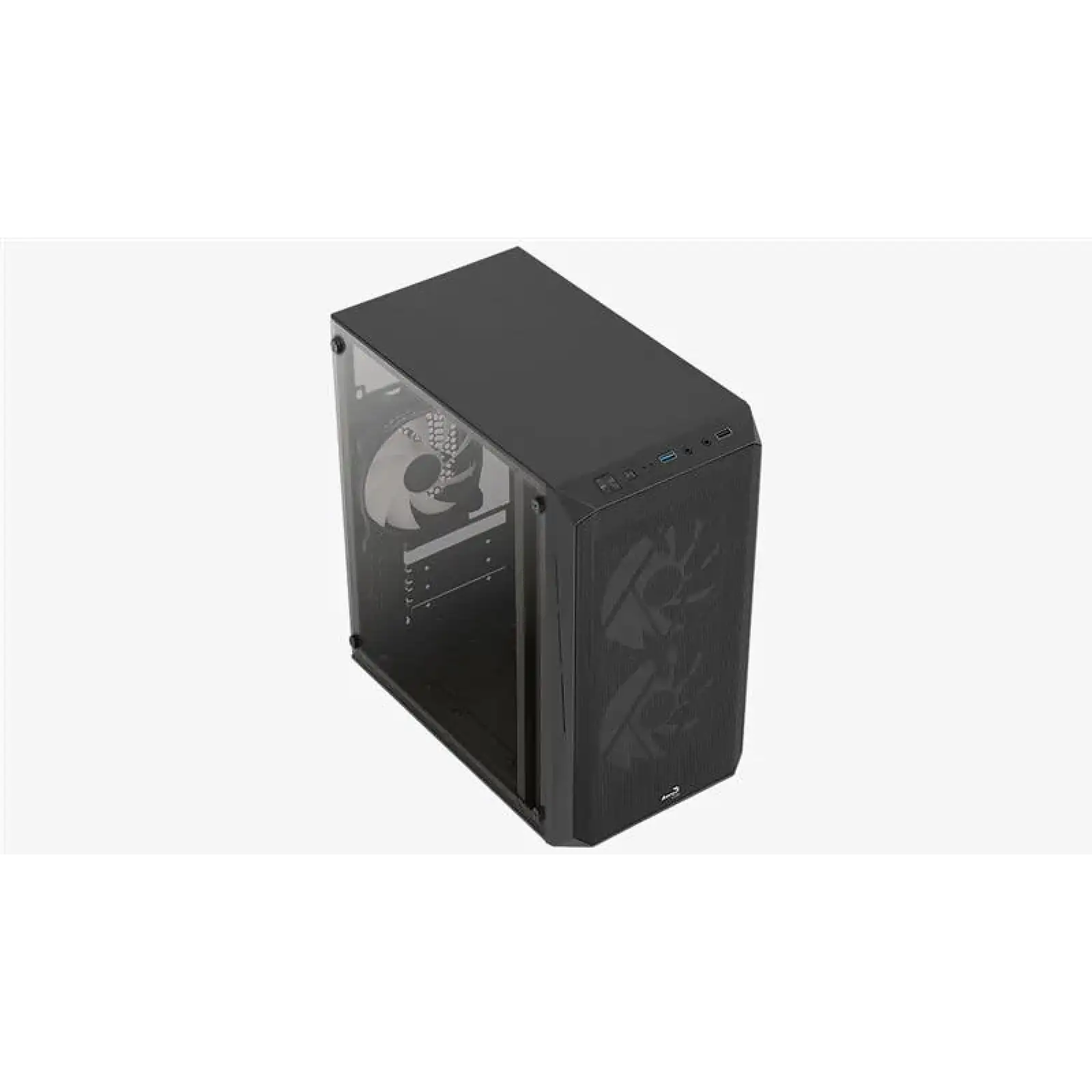 Корпус AeroCool CS-107-A-BK-v2 (ACCS-PC14032.11) Black без БП UA