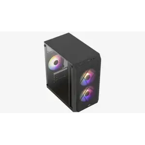 Корпус AeroCool CS-107-A-BK-v2 (ACCS-PC14032.11) Black без БП UA